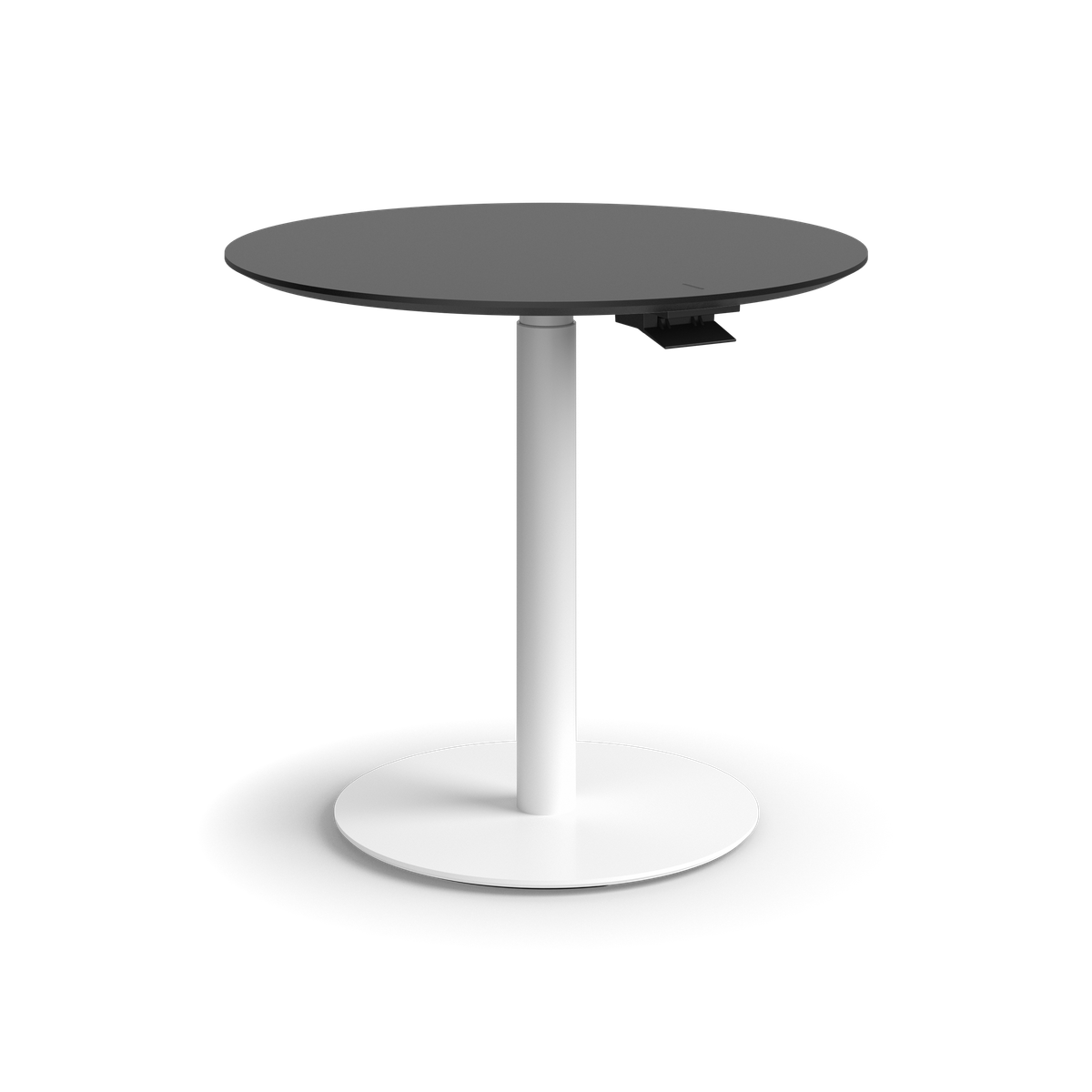 Round-base-with-30-round-top-white-base-black-laminate-3