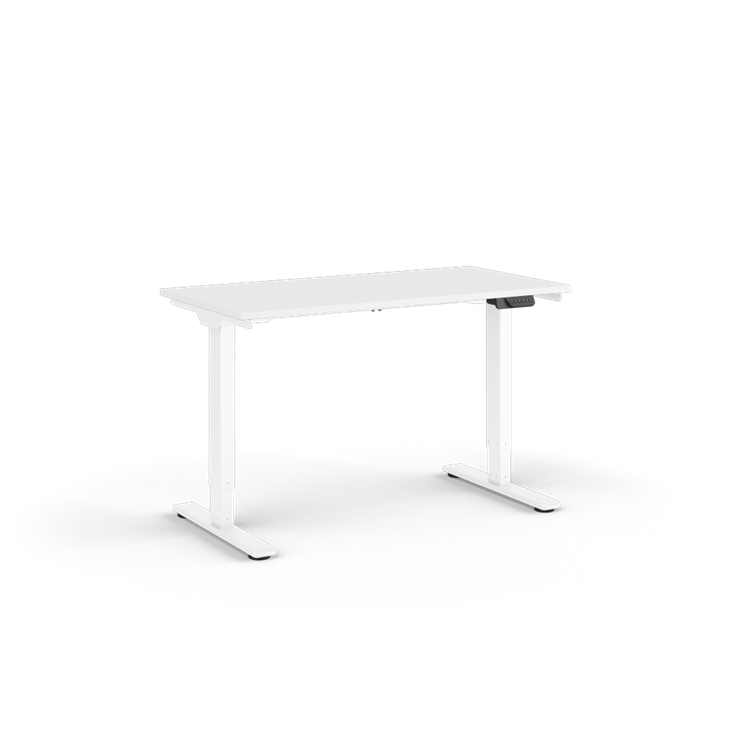 2-leg-for-rectangular-table-standard-height-276---469h-220-lbs-t-foot-with-glides-white-workspace-rectangle-584mm-x-1168mm-white-laminate-2