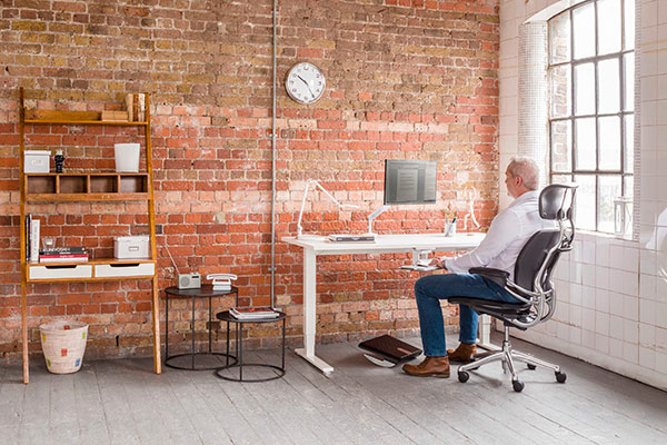 Humanscale Float Table – White (1200) Ergo Home Office Setup