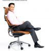 Freedom Headrest Chair: Graphite Frame, Black Fabric Automatically Posture Adjust