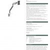 Humanscale Monitor Arm: M2.1 Single Clamp Mount Upto 7 Kg - Specification Sheet