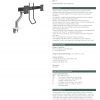 Humanscale Monitor Arm: M8.1 Upto 13 Kg (28.6 lbs) - Specification Sheet