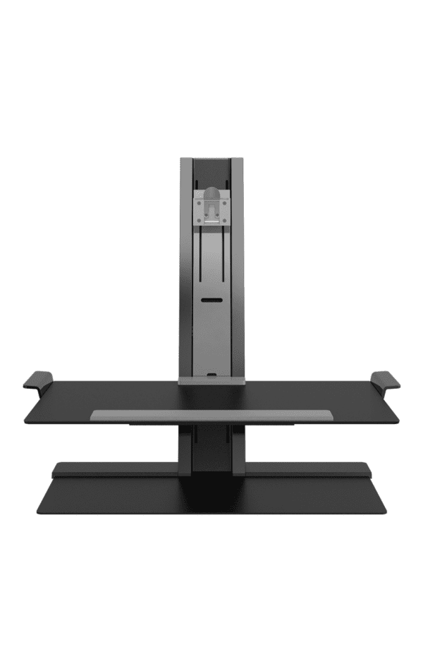 Humanscale QuickStand Height Adjustable Single Monitor stand in Black