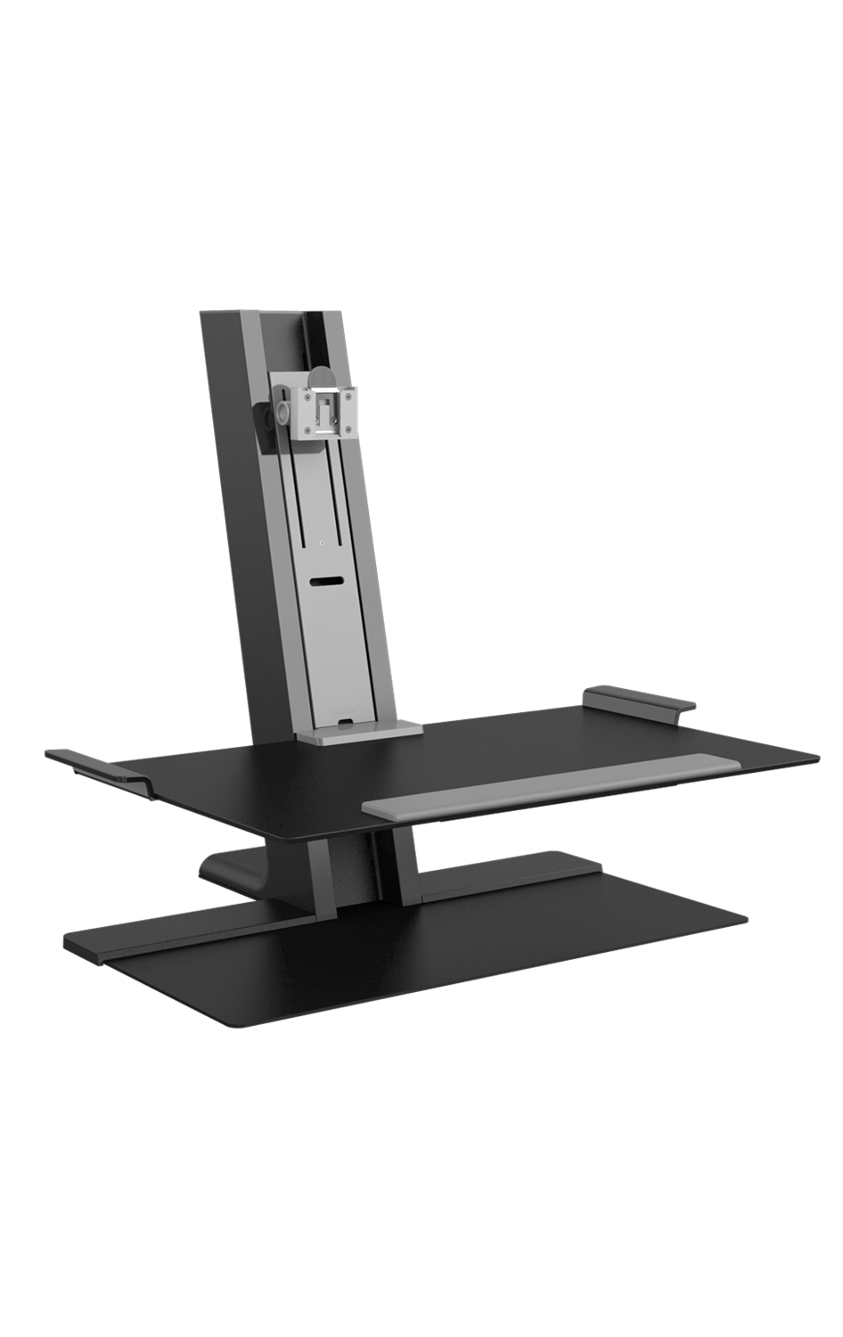Humanscale QuickStand for Single Monitor in Black: Height Adjustable Humanscale QuickStand for Single Monitor in Black: Height Adjustable