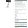 QuickStand Eco-Single Monitor-White: Specification Sheet