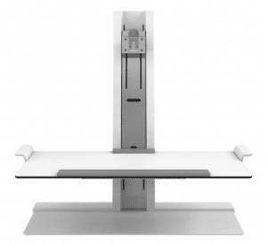 Humanscale QuickStand for Single Monitor in White: Height Adjustable Monitor