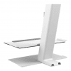 Humanscale QuickStand for Single Monitor in White: Adjustable Monitor Height