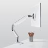 Humanscale Monitor Arm: M2.1 Single Clamp Mount Upto 7 Kg with White Trim