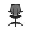 Liberty Task Chair Black Frame Black Fabric