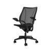 Liberty Task Chair Black Frame Black Fabric Rare View