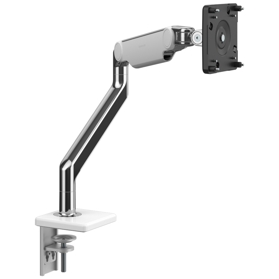 Humanscale Ergonomic Monitor Arm: M2.1 Single Clamp Mount Upto 7 Kg : Front View Humanscale Ergonomic Monitor Arm: M2.1 Single Clamp Mount Upto 7 Kg : Front View