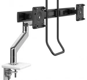 Humanscale Monitor Arm: M8.1 Upto 13 Kg (28.6 lbs) - Cross Bar with Two-Piece Clamp