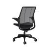 Humanscale Diffrient Smart Chair: Black Frame & Cushion Seat, Mesh Backrest