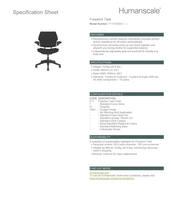 Freedom hotsell task chair