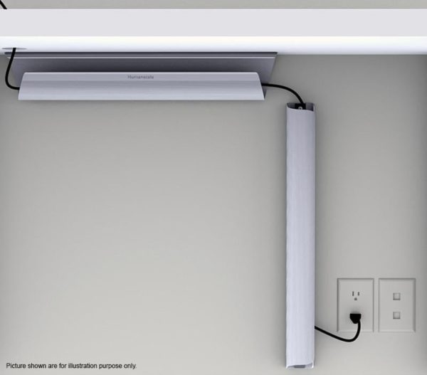 NeatLinks (Cable Management Tray In Grey) - 17 Inch Diameter set-up