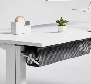 NeatTech Large - Under Desk Cable Organiser - Set-up