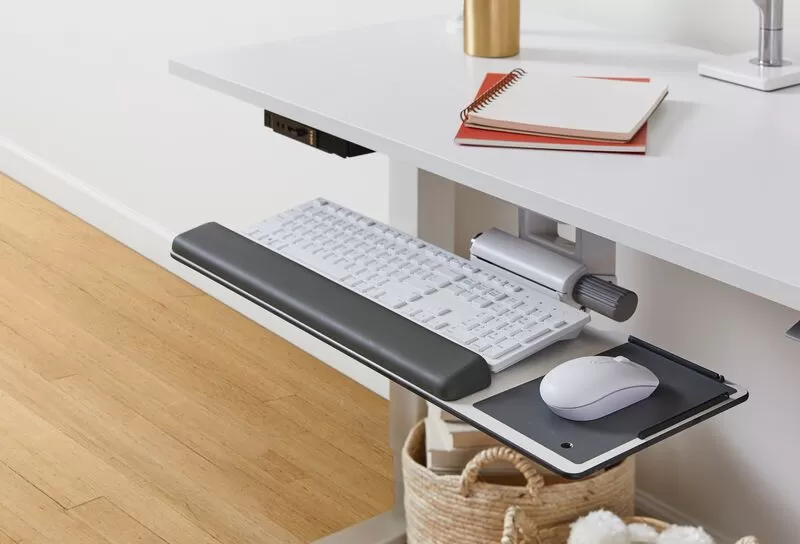 Ergonomic Humanscale 6F Adjustable Keyboard Tray For Float Table for work from home Ergonomic Humanscale 6F Adjustable Keyboard Tray For Float Table for work from home