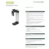 Ergonomic Humanscale Under Desk CPU Holders - CPU200 (Upto 6.8kg) - Specification Sheet Ergonomic Humanscale Under Desk CPU Holders - CPU200 (Upto 6.8kg) - Specification Sheet