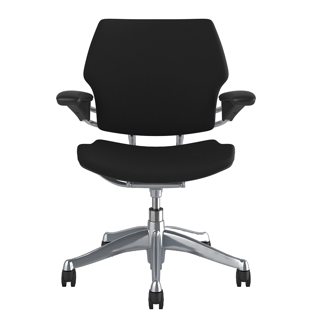 1-min Freedom Task Polished Aluminium Fabric Oxygen Black