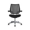 Humanscale Liberty Task Chair | Polished Aluminium – Black Leather