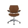 Freedom Task Chair Polished Aluminium Corvara Saddle Tan