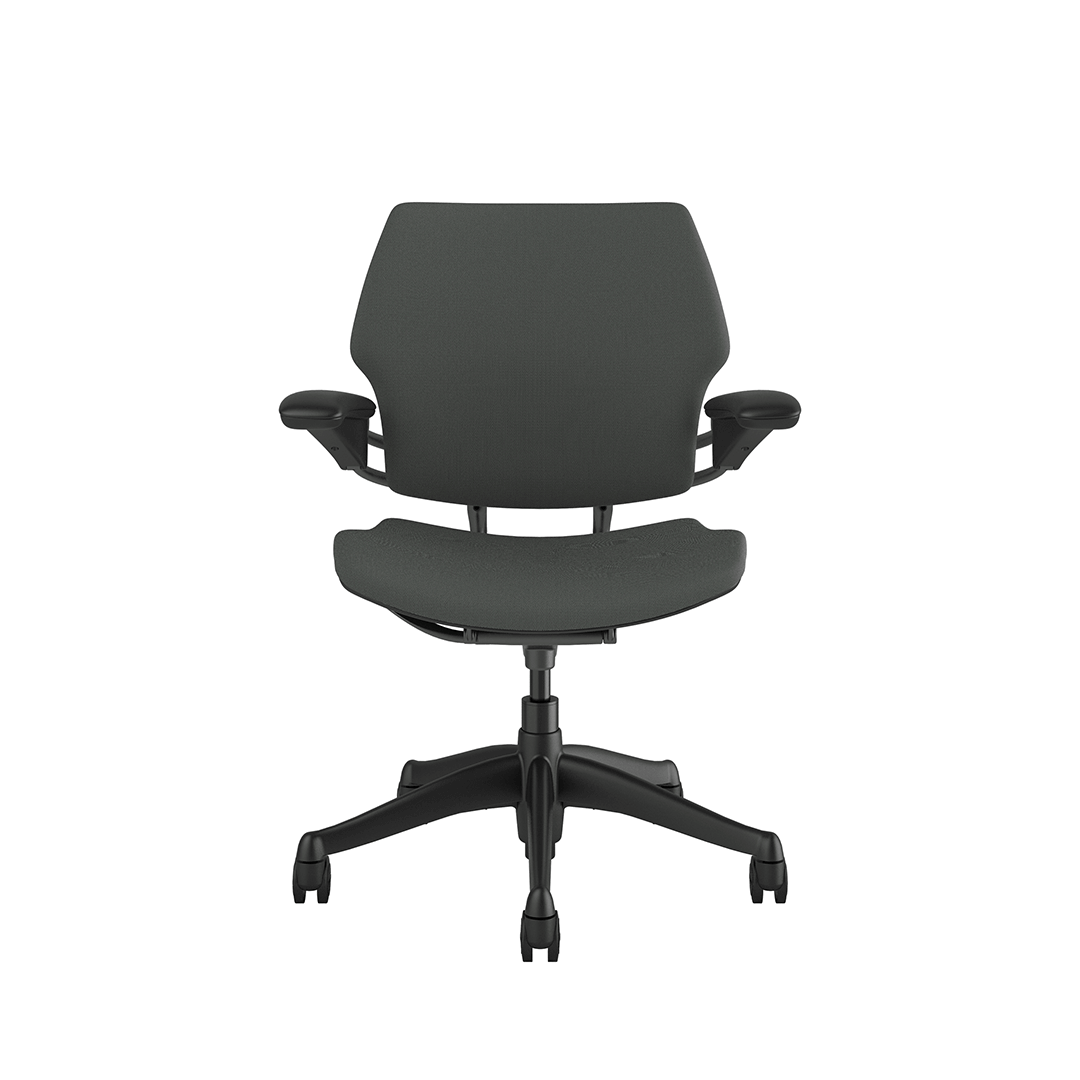 FREEDOM TASK CHAIR Graphite Frame – Colour Fabric