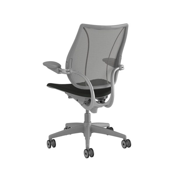 LIBERTY TASK CHAIR Grey Frame – Oxygen Tranquil Rearview