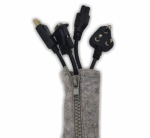 Wire Management Solution | Cable Management Sleeve Zipper
