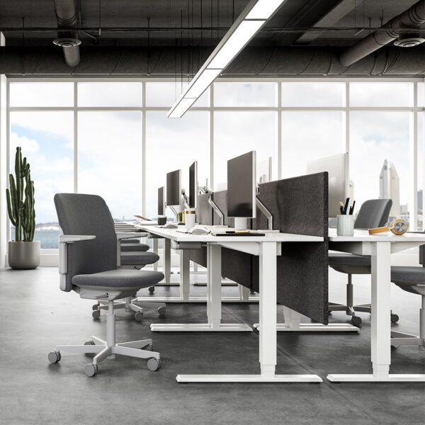 Humanscale Path Office Chair Workstation View