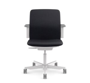 Humanscale Path Office Chair Soft Black Front View