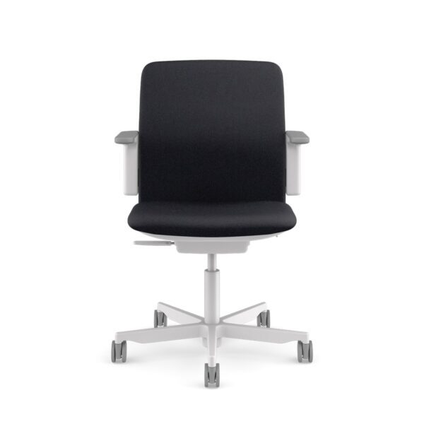 Humanscale Path Office Chair Soft Black Front View