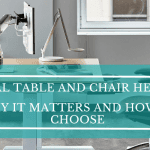 Ideal Table and Chair Height Ideal Table and Chair Height